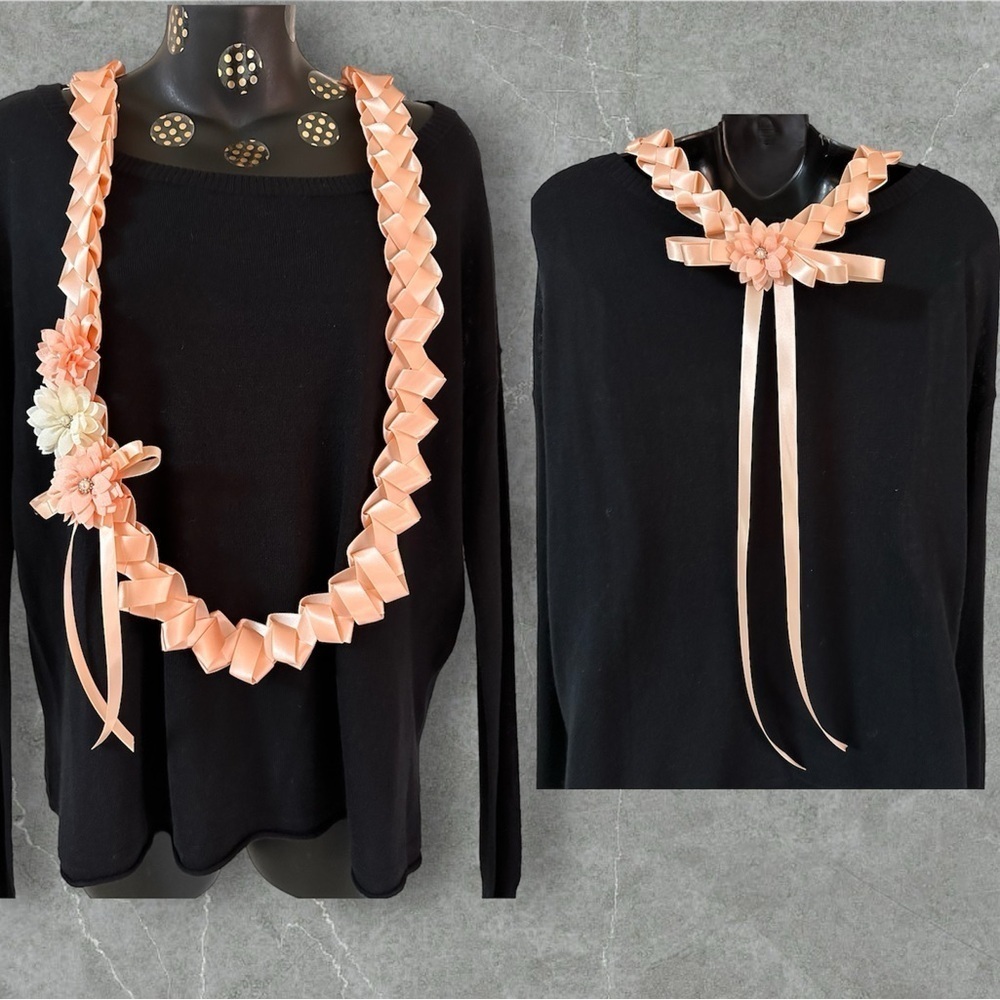 Custom Birthday Lei, Graduation Lei, Birthday Lei 
Money Lei Peach Color Lei